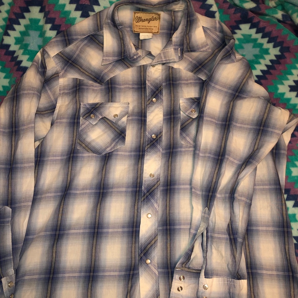 Wrangler plaid shirt